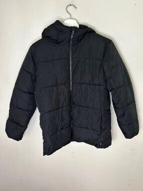Gap Kids Warmest Jacket Puffer Black Hood Water Resistant